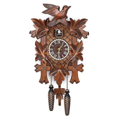 GERMAN BLACK FOREST Cuckoo Clock Retro Nordic Style Wooden Cuckoo Wall