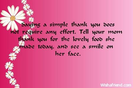 Words Of Thanks