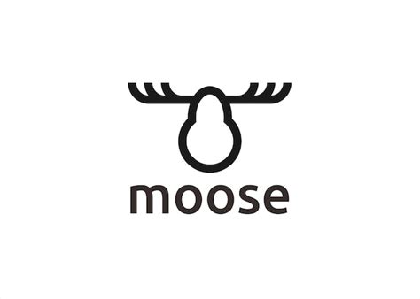 Premium Vector Moose Logo Design Vector Illustration