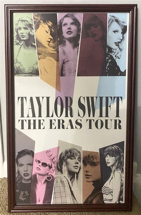 Taylor Swift The Eras Tour Authentic Vip Posters Los Angeles