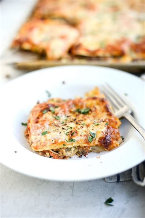 Simply Scratch Easy Sheet Pan Lasagna Simply Scratch