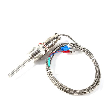 RTD Pt100 Temperature Sensor Probe 1 2 NPT Thread 3 Wires 2M 6 6 Ft