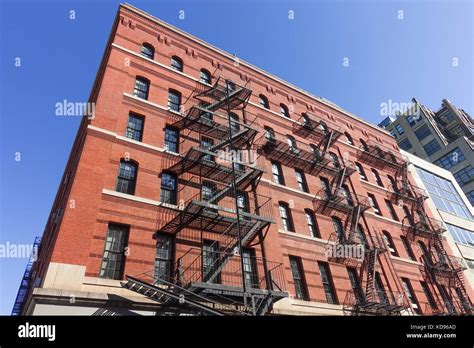 Brick Building In City