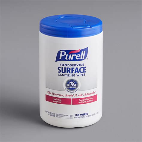 Purell® Sanitizing Wipes For Disinfecting Food Surfaces