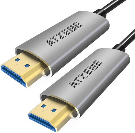 Atzebe Fiber Optic Hdmi Cable 15ft Fiber Hdmi Cable