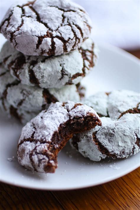 Chili Chocolate Crinkle Cookies