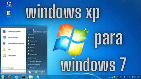 Como MUDAR a APARÊNCIA do WINDOWS XP para o WINDOWS 7 YouTube