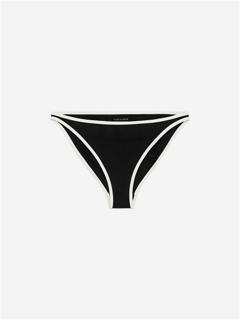 Low Waist Bikini Briefs Black White Women ARKET GB