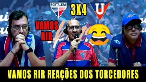 VAMOS RIR FORTALEZA 3X4 LDU FINAL DA SUL AMERICANA REAÇÕES DOS