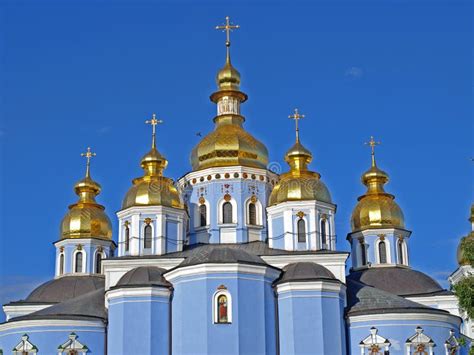 St. Michael s Cathedral stock photo. Image of cross, gilding - 19860238