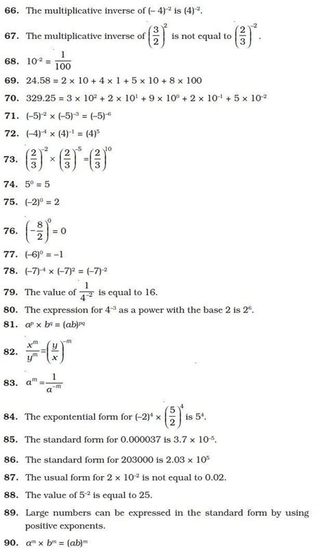 Properties Of Exponents Worksheet