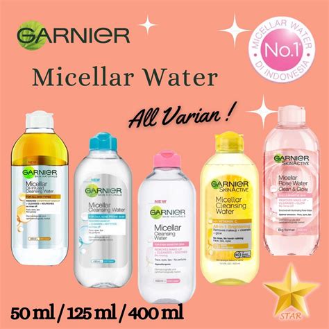 Jual As Garnier Micellar Water Pink Sensitive Biru Salicylic Blue