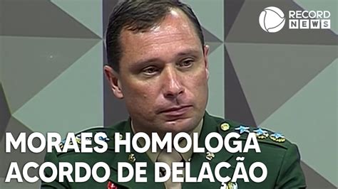 Moraes homologa acordo de delação premiada de Mauro Cid YouTube