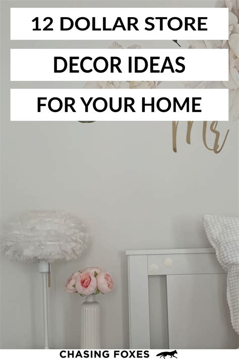 12 Cheap Easy Dollar Store Decor Ideas Dollar Store Decor Store