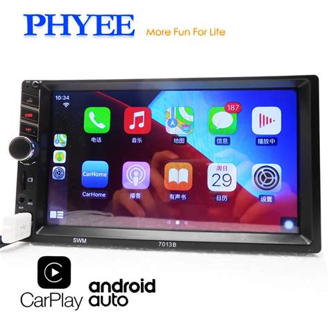 Din Carplay Autoradio Android Auto Mp Lecteur Vid O Bluetooth Mains