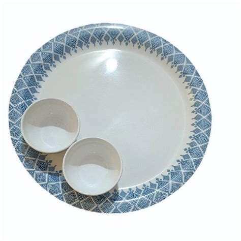 13 Inch Melamine Dinnerware Thali Set At Rs 190 Set Melamine Dinner