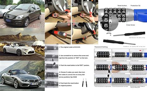 Wanlian Bloqueo De C Digo De Coche Dispositivo Antirrobo Pedal De