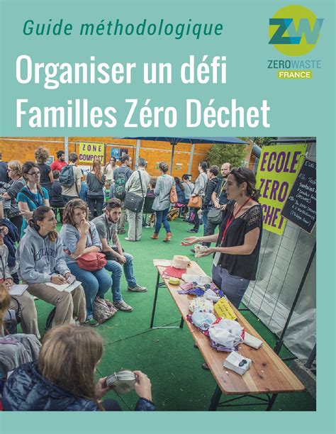 Organiser un défi Familles Zéro Déchet Zero Waste France