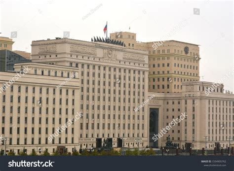 Moscow Russia 07112019 Building Ministry Defense Stock Photo 1554905762 ...