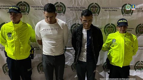 Capturan a dos peligrosos miembros del Tren de Aragua en Bogotá