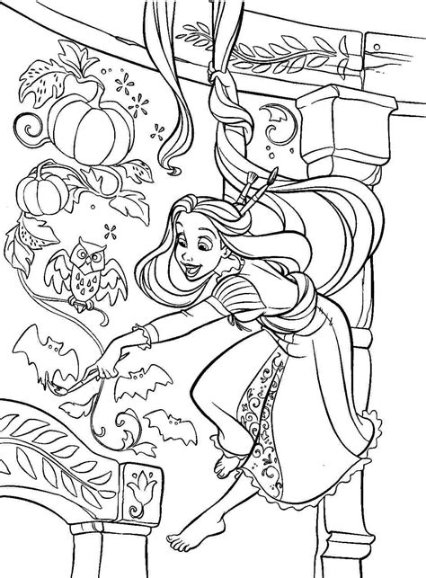 Disney Princess Tangled Coloring Pages