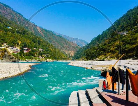 Image Of Beautiful Ganga River Flows Through Himalayas Ai Picxy