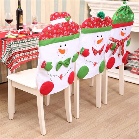 Must Have Christmas Chair Back Covers - Unique Christmas Decorations