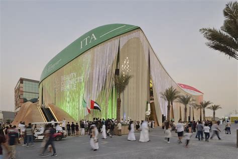 Dubai Expo Italy Pavilion Explores Reconfigurable Green Architecture