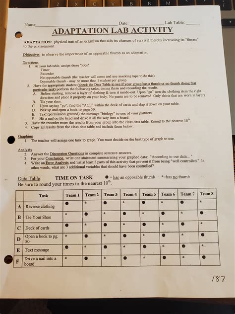 Solved ADAPTATION: physical trait of an organism that aids | Chegg.com