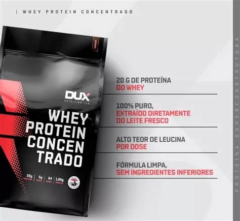 Suplemento Em Pó Dux Nutrition Whey Protein Concentrado Proteínas Whey