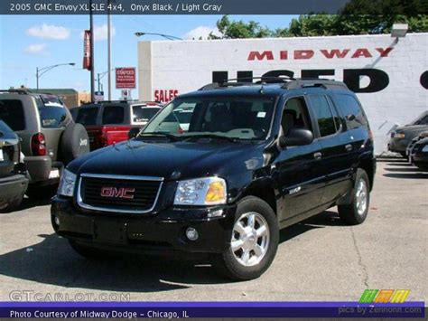 Onyx Black 2005 GMC Envoy XL SLE 4x4 Light Gray Interior GTCarLot