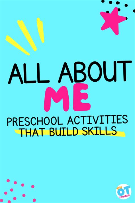 All About Me Preschool Activities The Ot Toolbox