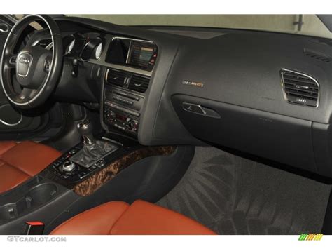 2009 Audi S5 42 Quattro Tuscan Brown Silk Nappa Leather Dashboard Photo 55024671