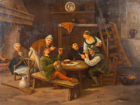 Jan Miense Molenaer After The Tavern A Painting Oil