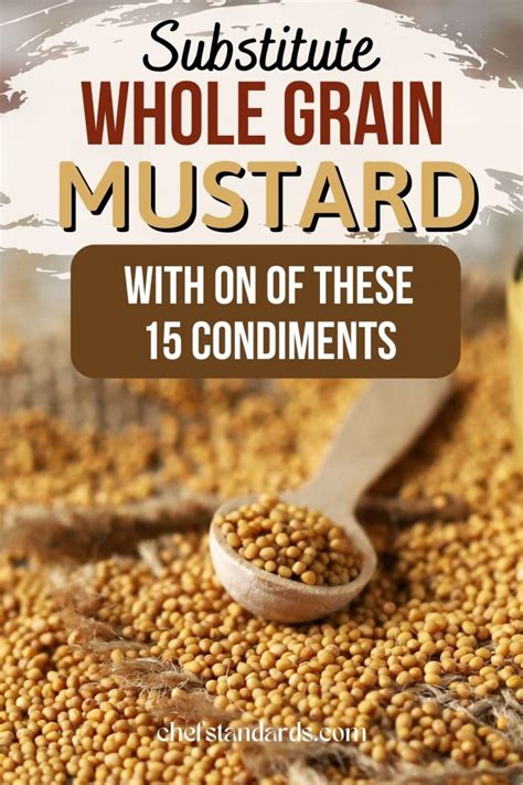 Excellent Whole Grain Mustard Substitutes To Consider