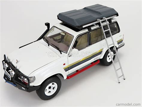 Nzg Vakf Scale Toyota Land Cruiser J With Roof Pack White