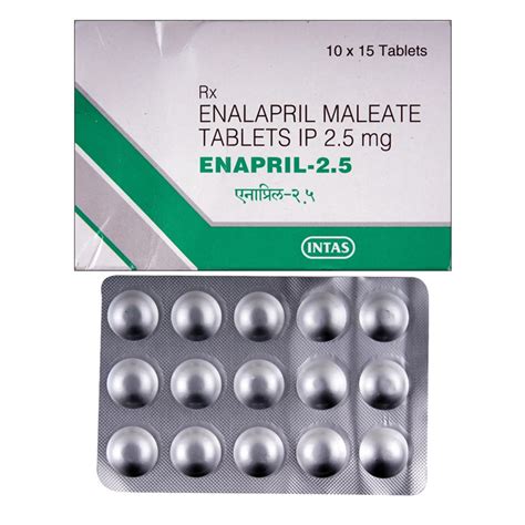 Enapril 25mg Tablet Vasotec Uses Price And Side Effects