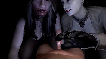 Lady Dimitrascu Double Blowjob Resident Evil Porn Parody XNXX