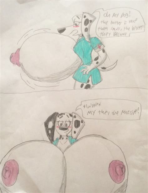 Rule 34 101 Dalmatian Street 101 Dalmatians Anthro Big Breasts Big Nipples Breast Expansion