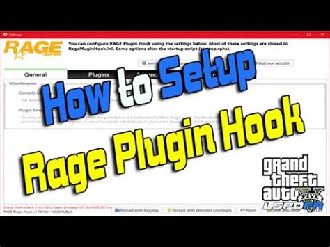 How To Set Up Rage Plugin Hook 2022 YouTube