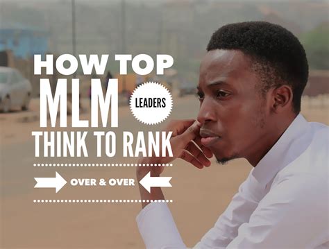 Mlm Tips How Top Mlm Leaders Rank Advance Over Over