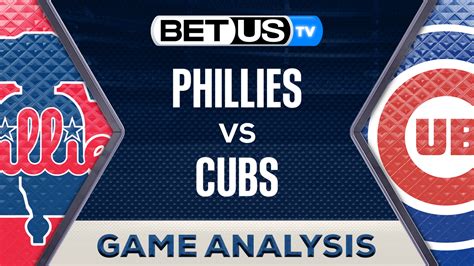 Prediction And Analysis Phillies Vs Cubs Jul