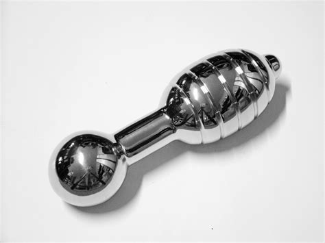 The Dipper Gerillter Edelstahl Anal Butt Plug Rostfreies Metall
