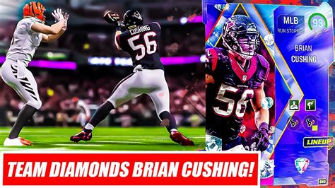 Team Diamonds Brian Cushing On Texans Theme Team Gameplay Madden 23 Team Diamonds Madden 23