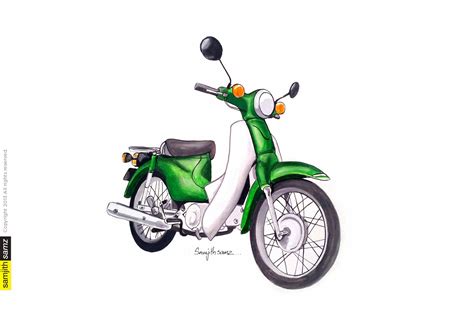 Samjith Shankar Illustration Product Design On Two Wheelers Poster