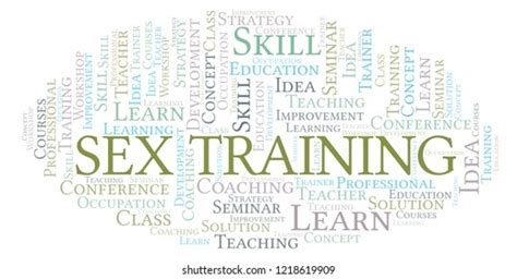 Sex Training Word Cloud Stock Illustration 1218619909 Shutterstock