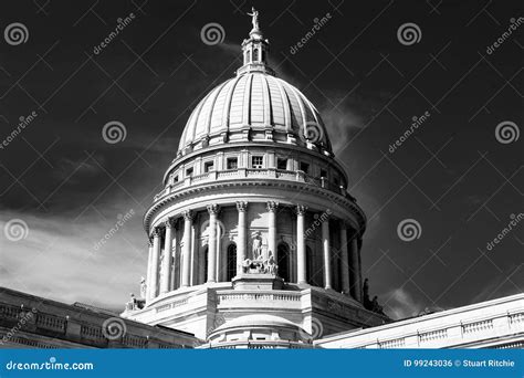 Madison Wisconsin State Capitol Building Stock Photo Image Of