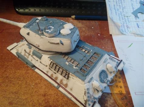 Модель танка Т-34-85 из картона 1:48 | Пикабу