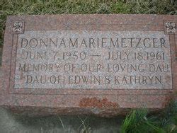 Donna Marie Metzger M Morial Find A Grave