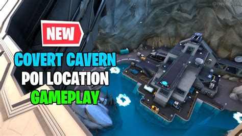 New Covert Cavern Location Gameplay Fortnite New Update Youtube